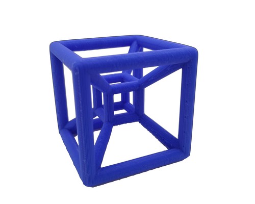 Tesseract hypercube blu - tesseract,