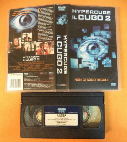 Vhs film hypercube cubo 2 - il,